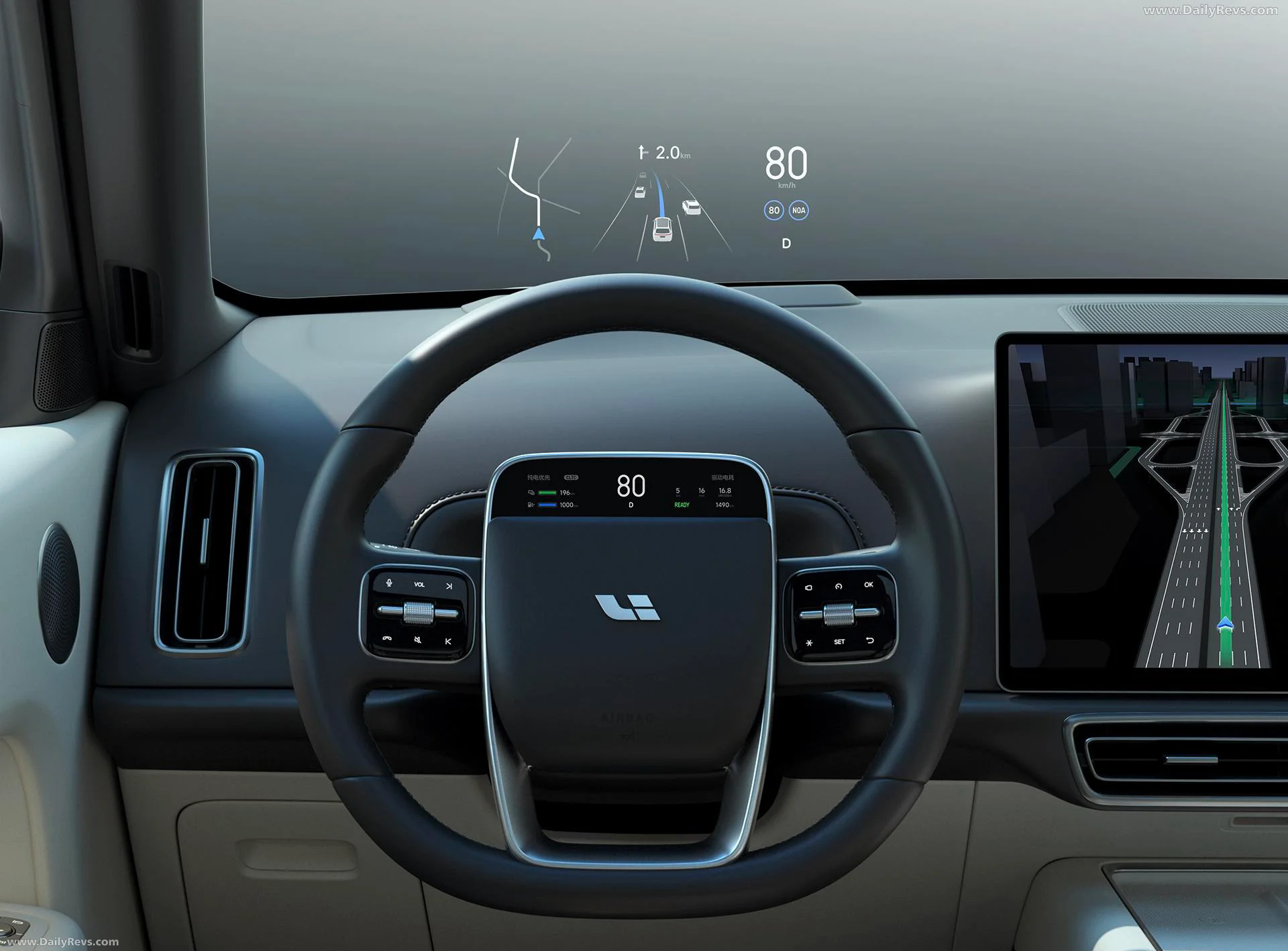 Li Auto L9 interior detail 1